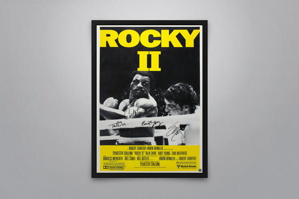 ROCKY II - Signed Poster + COA