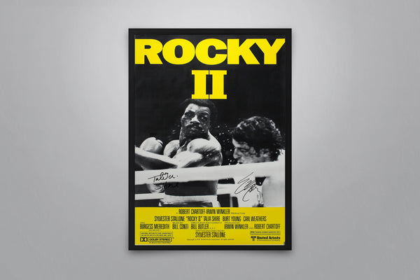 Rocky II Signed Poster with COA