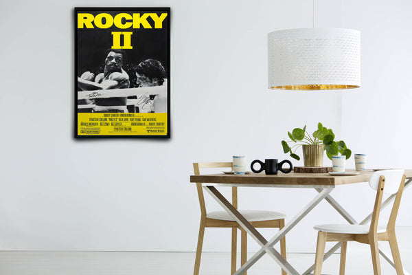 Rocky II Signed Poster with COA