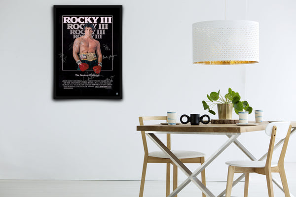 ROCKY III - Signed Poster + COA