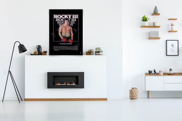 Rocky III Signed Poster with COA