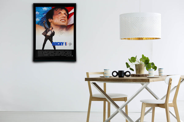 Rocky V Signed Poster with COA