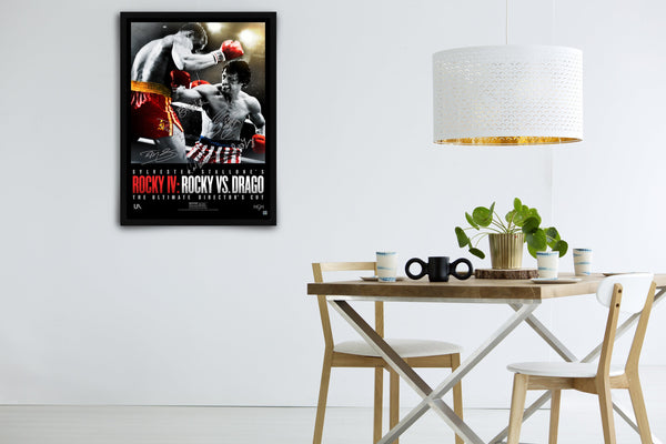 Rocky IV: Rocky Vs. Drago Signed Poster with COA