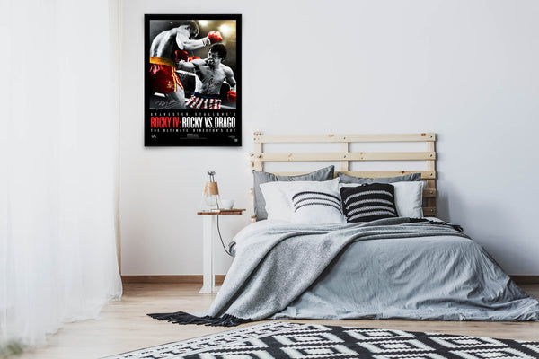 Rocky IV: Rocky Vs. Drago Signed Poster with COA