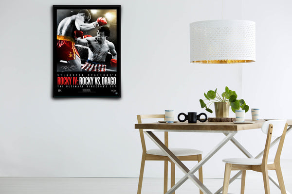 Rocky IV: Rocky Vs. Drago Signed Poster with COA