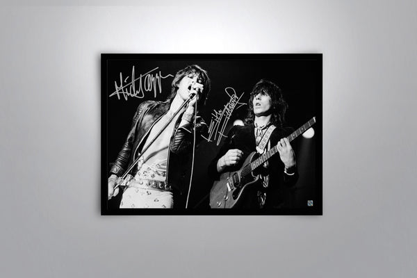 The Rolling Stones Signed Poster with COA