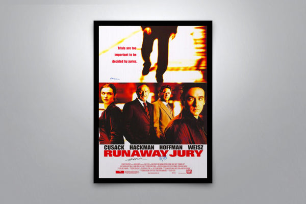 Runaway Jury Signed Poster with COA