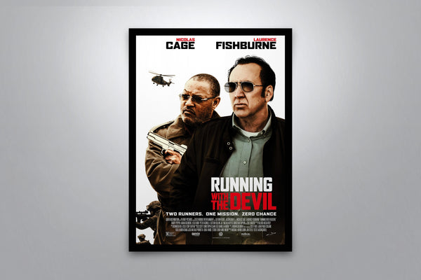 Running With The Devil Signed Poster with COA
