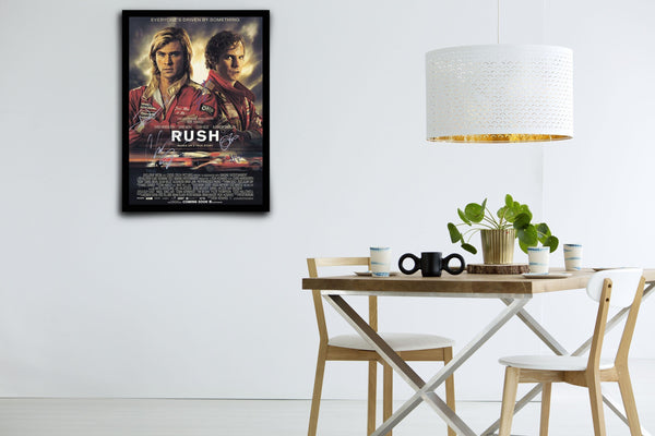 Rush Signed Poster with COA