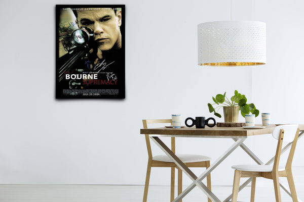 THE BOURNE SUPREMACY - Signed Poster + COA