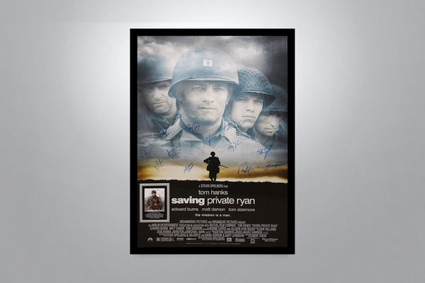 SAVING PRIVATE RYAN - Signed Poster + COA