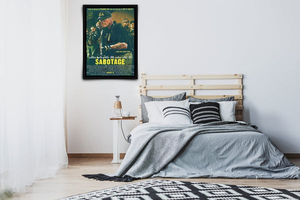 Sabotage Signed Poster with COA