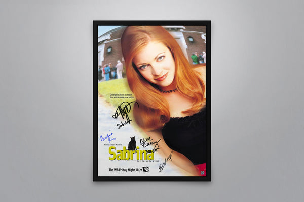 Sabrina, the Teenage Witch Signed Poster with COA