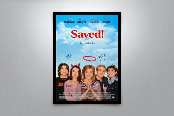 Saved Signed Poster with COA