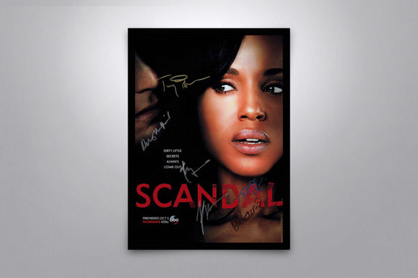 Scandal - Signed Poster + COA