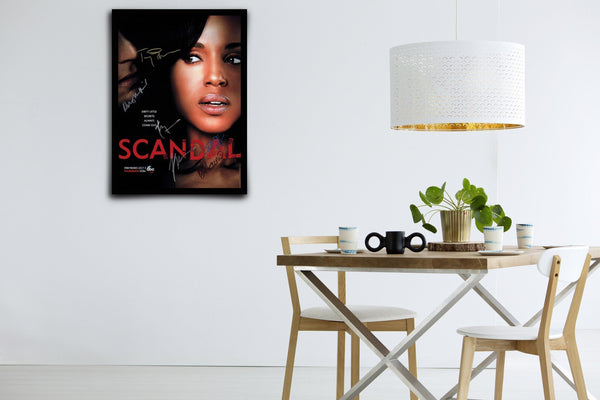 Scandal Signed Poster with COA