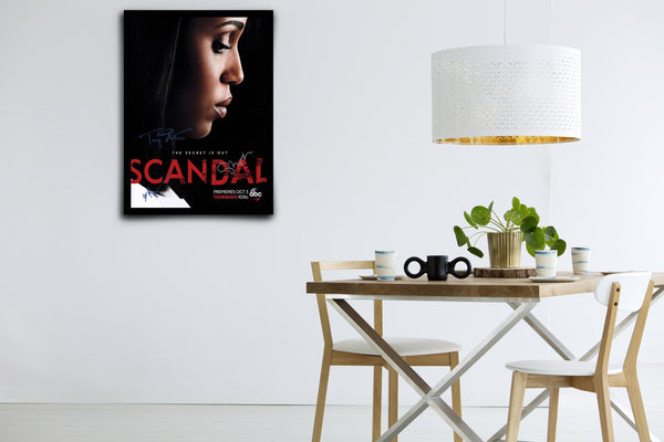Scandal Signed Poster with COA