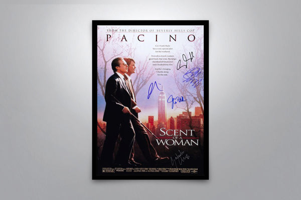 Scent of a Woman Signed Poster with COA