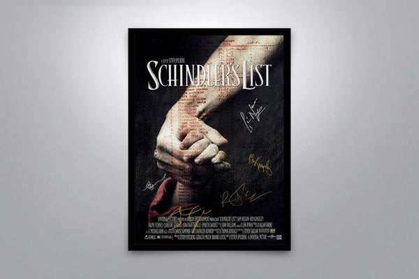 Schindler's List Signed Poster with COA