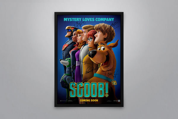 Scoob! Signed Poster with COA