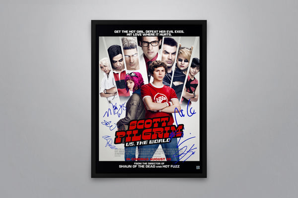 Scott Pilgrim vs the World Signed Poster with COA