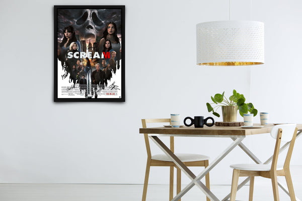 Scream VI Signed Poster with COA