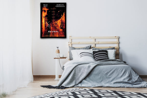 Se7en (Seven) Signed Poster with COA