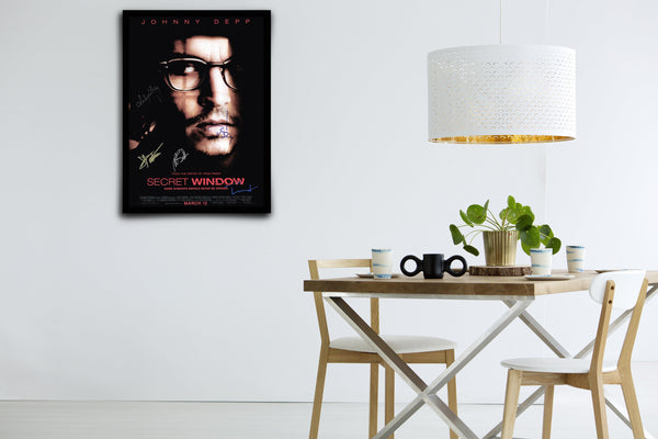 Secret Window - Signed Poster + COA