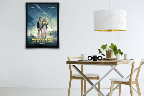 Seeking a Friend for the End of the World Signed Poster with COA