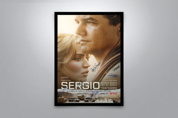Sergio Signed Poster with COA