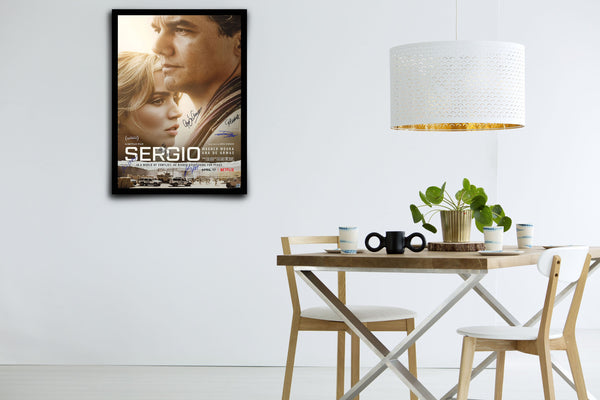 Sergio Signed Poster with COA