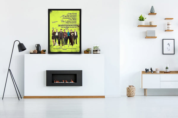 Seven Psychopaths Signed Poster with COA