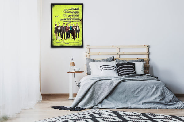 Seven Psychopaths Signed Poster with COA