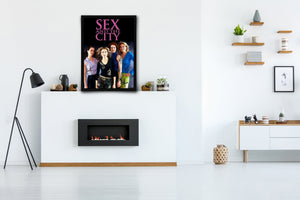 Sex and the City Signed Poster with COA