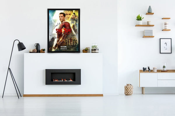 Shazam! Fury of the Gods Signed Poster with COA