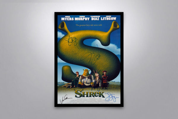 Shrek Signed Poster with COA