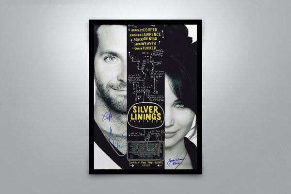 Silver Linings Playbook Signed Poster with COA