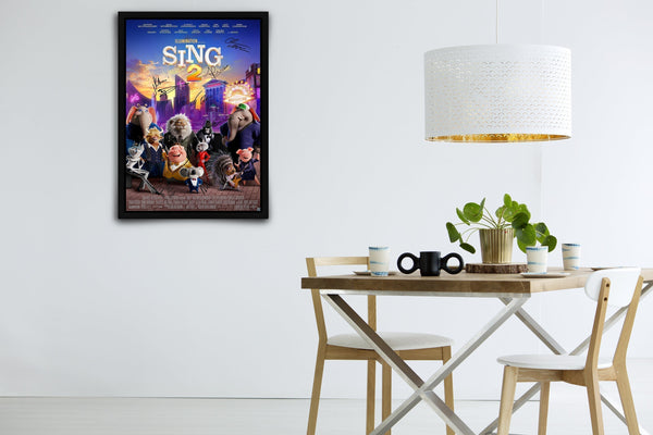 Sing 2 Signed Poster with COA