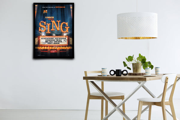 Sing - Signed Poster + COA