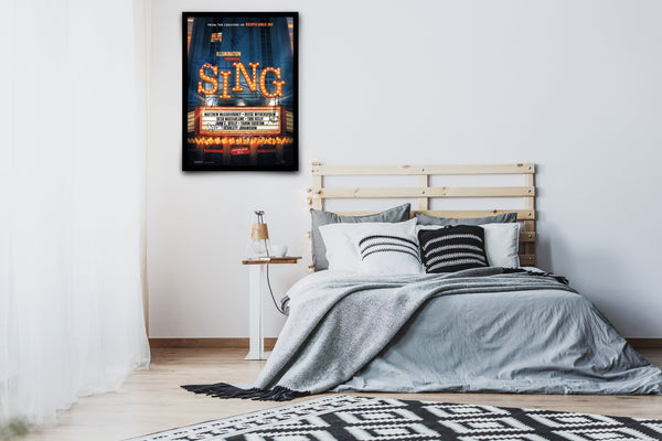 Sing Signed Poster with COA