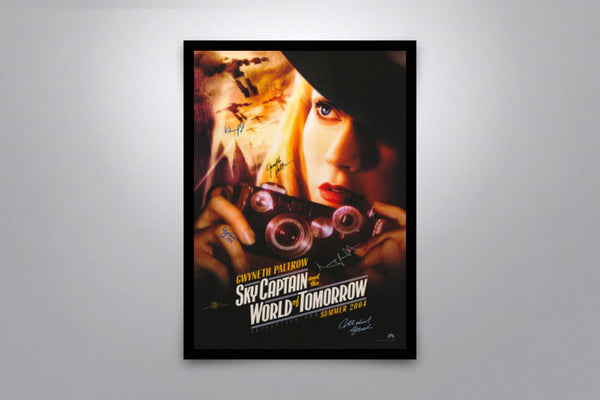 Sky Captain and the World of Tomorrow Signed Poster with COA