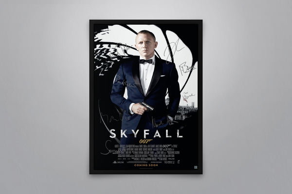 Skyfall Signed Poster with COA
