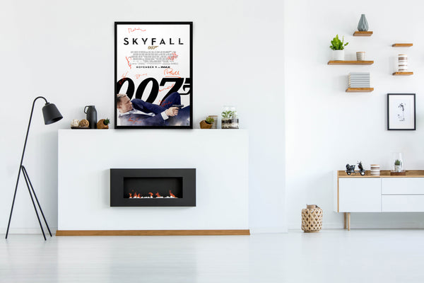 James Bond Skyfall Signed Poster with COA