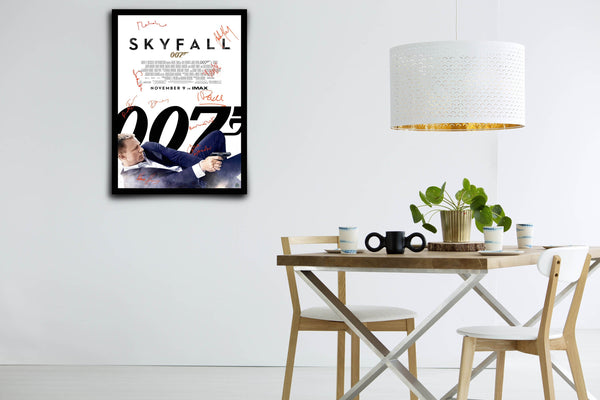 JAMES BOND: Skyfall - Signed Poster + COA