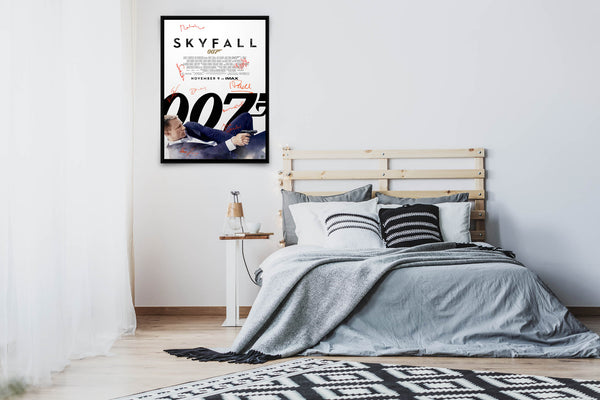 James Bond Skyfall Signed Poster with COA