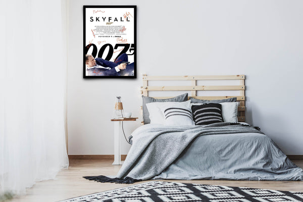 James Bond Skyfall Signed Poster with COA