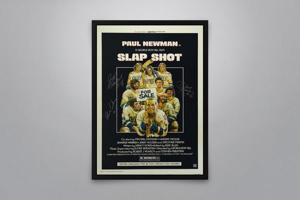 Slap Shot - Signed Poster + COA