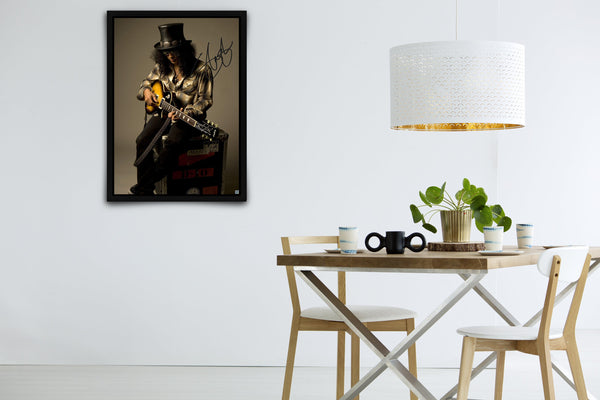 Slash Signed Poster with COA