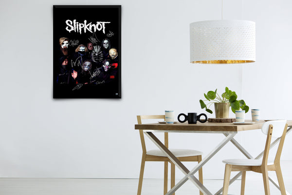 Slipknot Signed Poster with COA