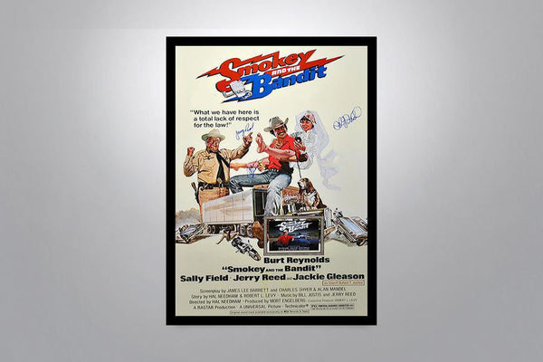 SMOKEY AND THE BANDIT - Signed Poster + COA